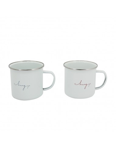 經典LOGO琺瑯杯2入