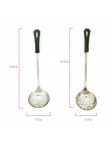 2入不鏽鋼湯匙+湯杓