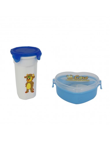 心型便當盒+密封杯