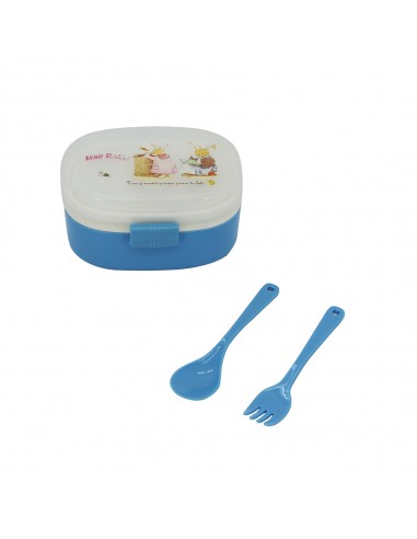 安妮兔野餐組(便當盒+水壺+提袋)