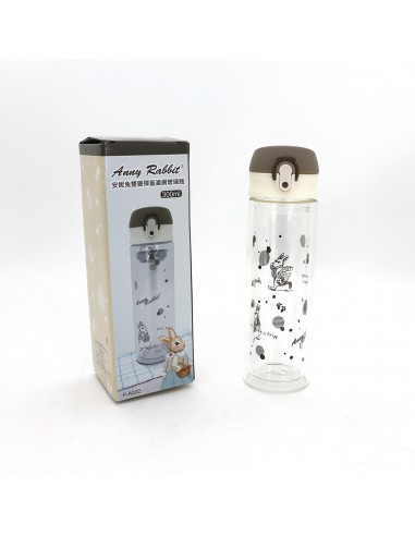 安妮兔雙層彈蓋濾網玻璃瓶-300ML