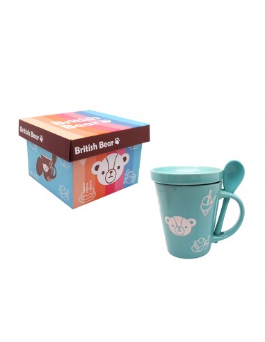 英國熊三件蓋杯一入(精裝盒)
