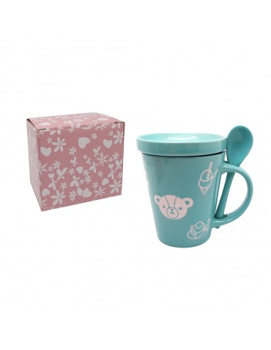 英國熊三件蓋杯一入 簡易盒