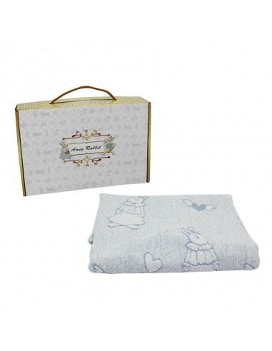 安妮兔緹花浴巾