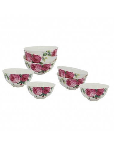 典雅玫瑰8入碗
