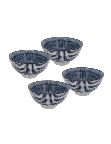 日式條紋4碗