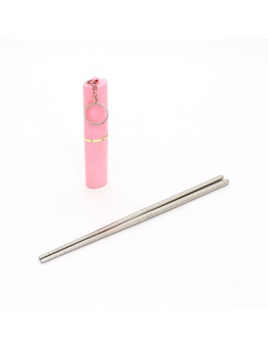 口紅造型環保筷組+鎖圈