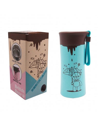 英國熊巧克力真空杯-薄荷