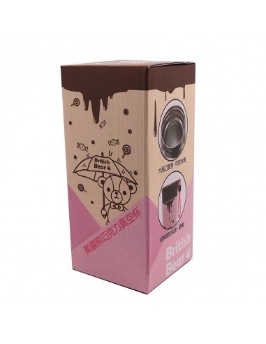 英國熊巧克力真空杯-草莓