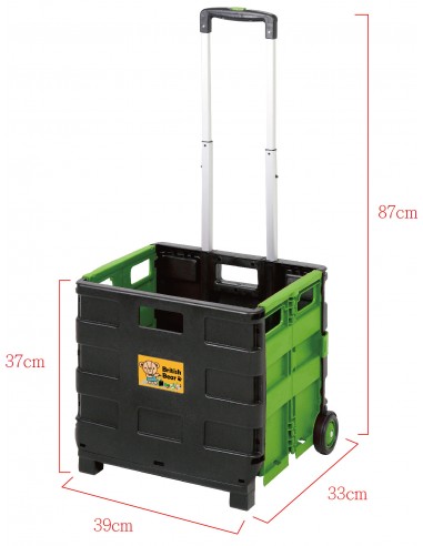 英國熊折疊購物推車(PP袋)