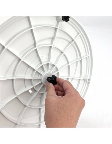 英國熊12吋3D立體循環扇-白色款(盒裝)