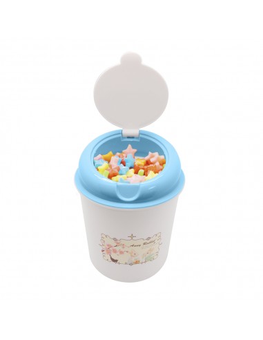 安妮兔春梅收納置物桶-水藍1800ml