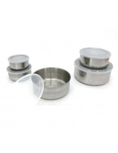 料理東西軍5入不鏽鋼保鮮鍋 2