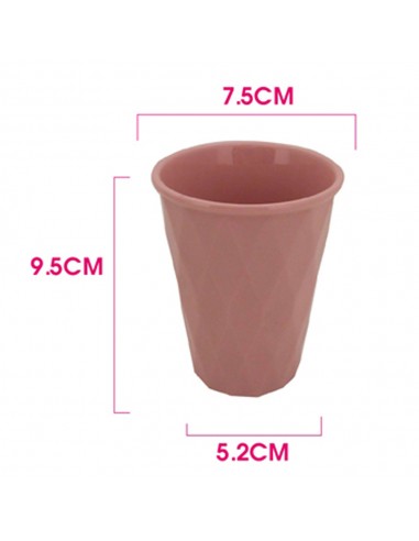 松村窯鑽石色土瓷杯210ml-2入