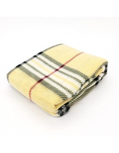 格紋冷氣毯-4*5  黃黑 (盒裝)