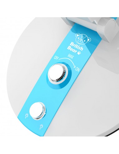 英國熊露營風扇燈-七吋