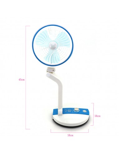 英國熊露營風扇燈-七吋