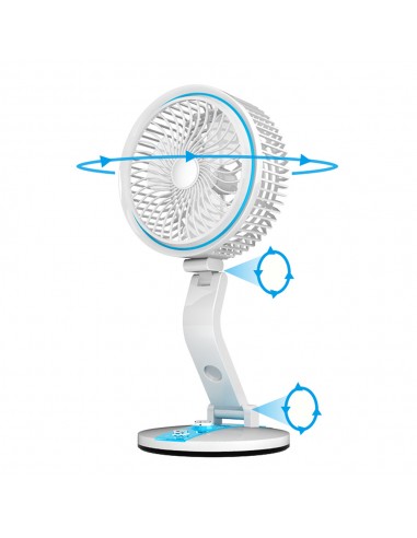 英國熊露營風扇燈-七吋