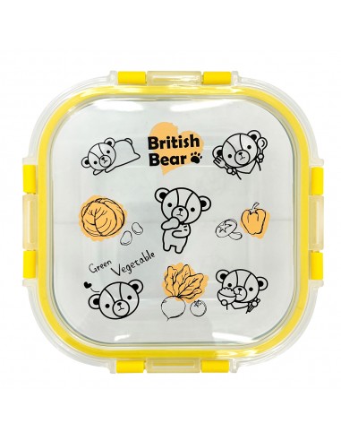 英國熊耐熱玻璃保鮮盒-800ml