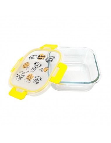 英國熊耐熱玻璃保鮮盒-800ml