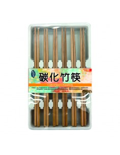 松村窯碳化竹筷6雙組