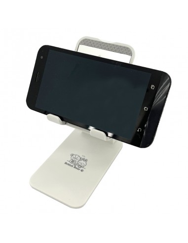 英國熊鏡面伸縮手機架-白