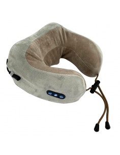 英國熊U型揉捏按摩枕-摩卡棕