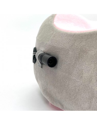 英國熊U型揉捏按摩枕-櫻花粉