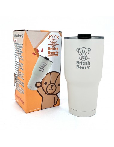 英國熊超真空冰壩杯900ml-白(盒裝)