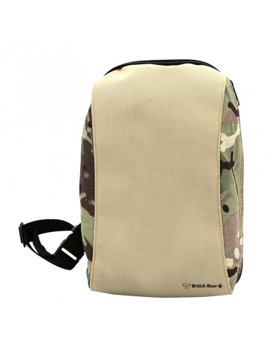 英國熊台製迷彩拼接單肩包 (PP袋)