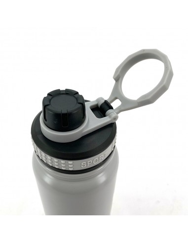 安妮兔真空提把運動瓶850ml-灰