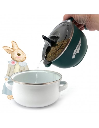 安妮兔不鏽鋼濾水隔熱碗(盒裝)