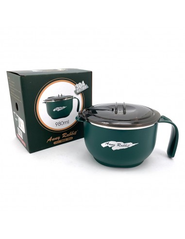 安妮兔不鏽鋼濾水隔熱碗(盒裝)