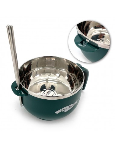 安妮兔不鏽鋼濾水隔熱碗(盒裝)