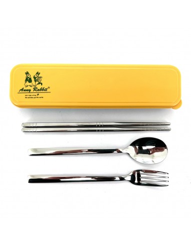 安妮兔方塊餐具三件組