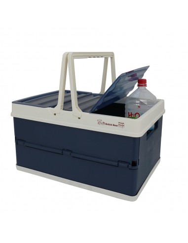 英國熊折疊手提收納箱附蓋-大(盒裝)