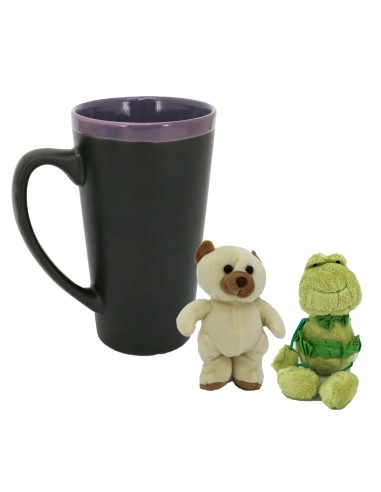 留言板馬克杯附筆+玩偶