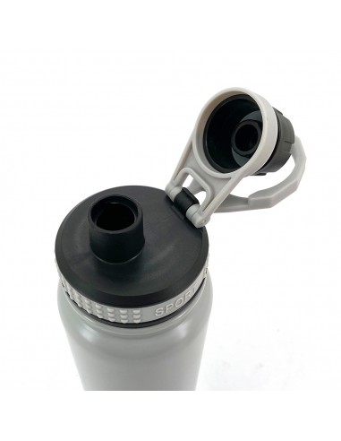 安妮兔真空提把運動瓶850ml-灰