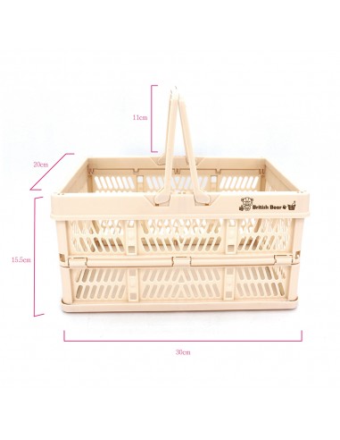 英國熊折疊手提籃-小(盒裝)