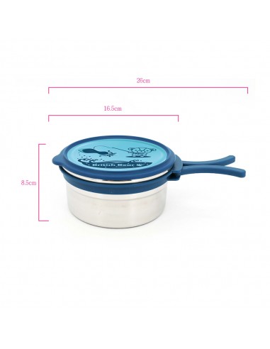 英國熊折疊多用不鏽鋼保鮮盒-16cm