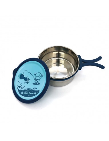 英國熊折疊多用不鏽鋼保鮮盒-16cm