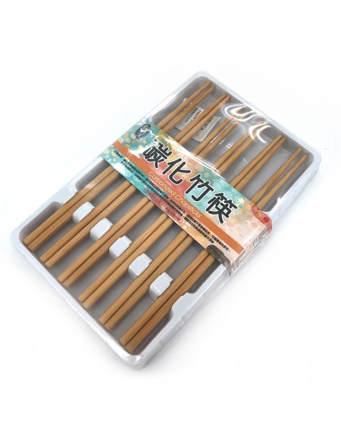 松村窯碳化竹筷6雙組