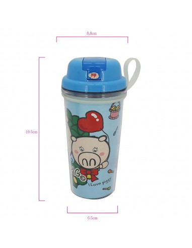 小豬彈蓋隨手杯-附把