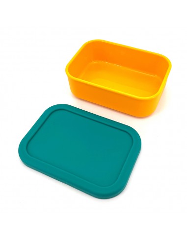 安妮兔矽膠刻度保鮮盒700ml綠黃