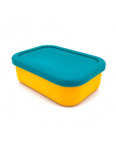 安妮兔矽膠刻度保鮮盒700ml綠黃