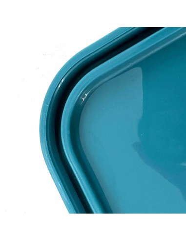 安妮兔矽膠刻度保鮮盒700ml綠黃