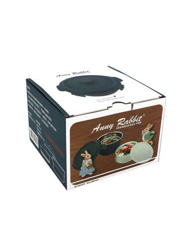 安妮兔鑄鐵造型便當盒-不鏽鋼