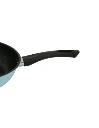 英國熊太空不沾煎炒鍋29CM-藍