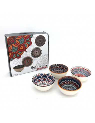 松村窯波西米亞風-4碗