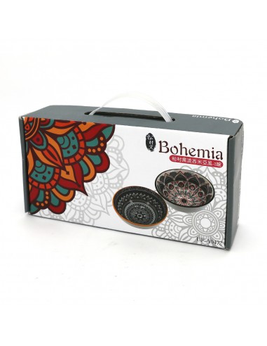 松村窯波西米亞風-2碗